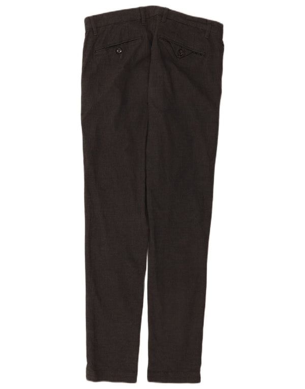 Ted Baker Mens Skinny Casual Trousers W30 L30 Grey Cotton