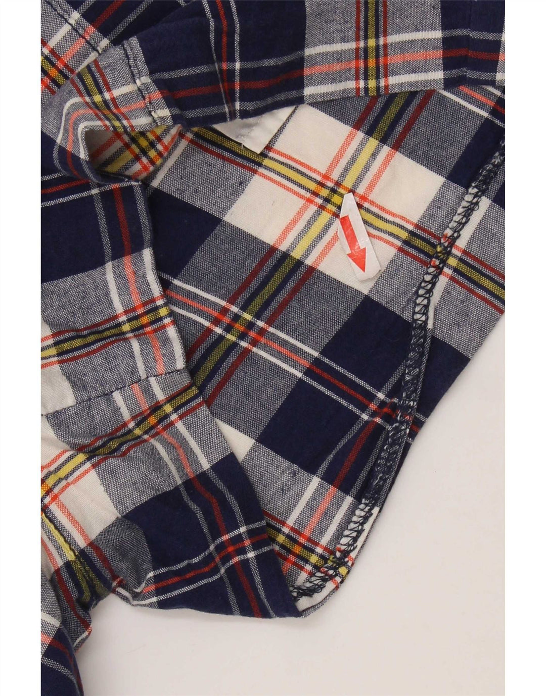 J. Crew Womens Chino Shorts US 4 Small W30  Navy Blue Check Cotton