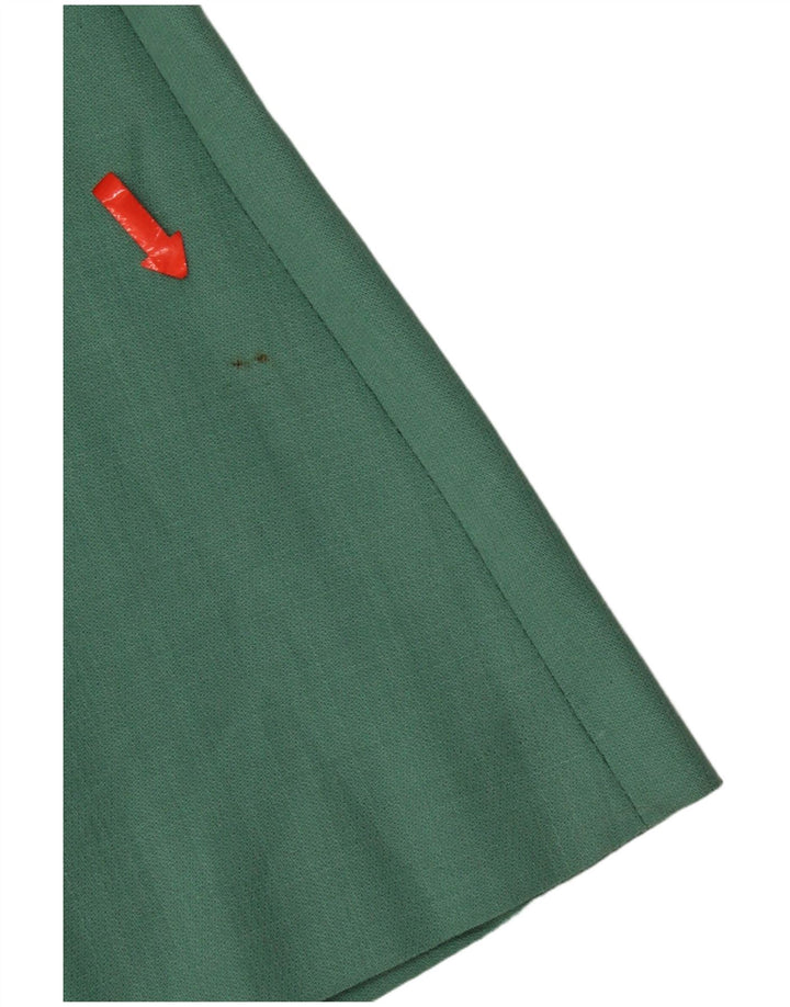 Vintage Womens 1 Button 2 Piece Set UK 12 Medium W28 Green Acetate