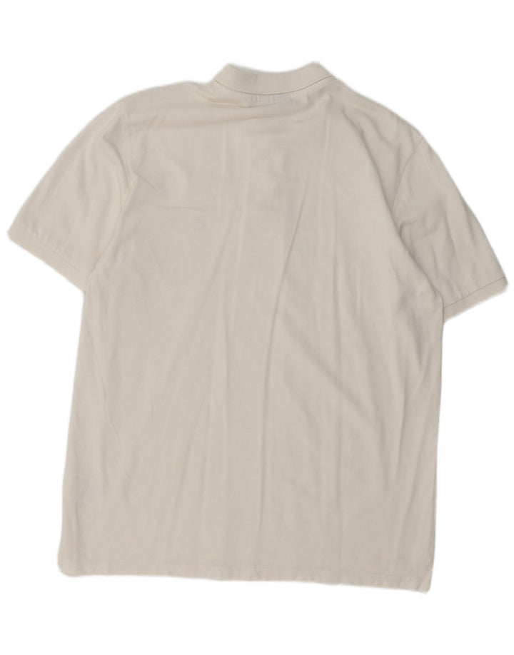 Carhartt Mens Polo Shirt Large White Cotton