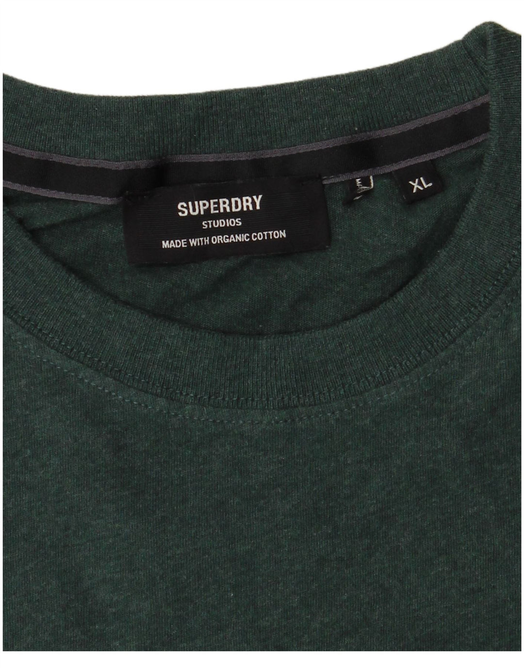 Superdry Mens T-Shirt Top XL Green Cotton