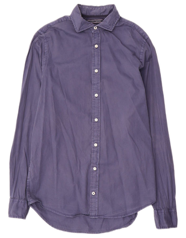 Tommy Hilfiger Mens Slim Fit Shirt Small Blue