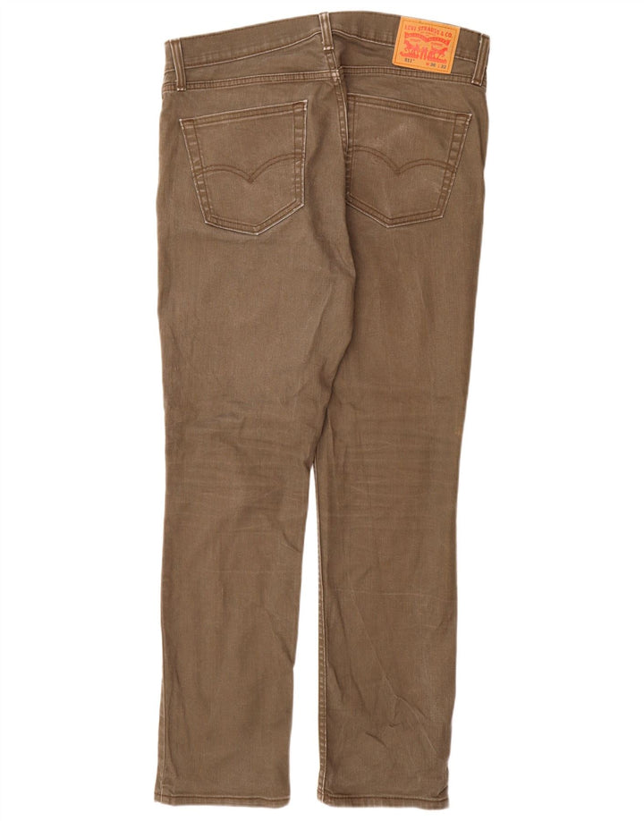 Levi's Mens 511 Slim Jeans W36 L32 Grey Cotton