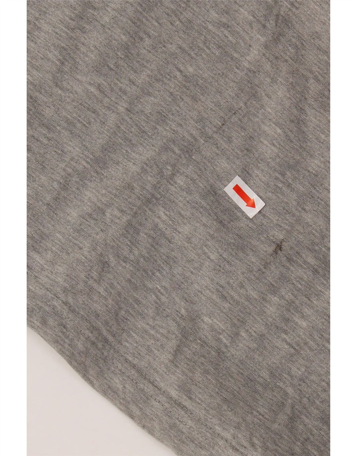 NIKE Mens Coupe Standard Standard Fit Graphic T-Shirt Top Small Grey