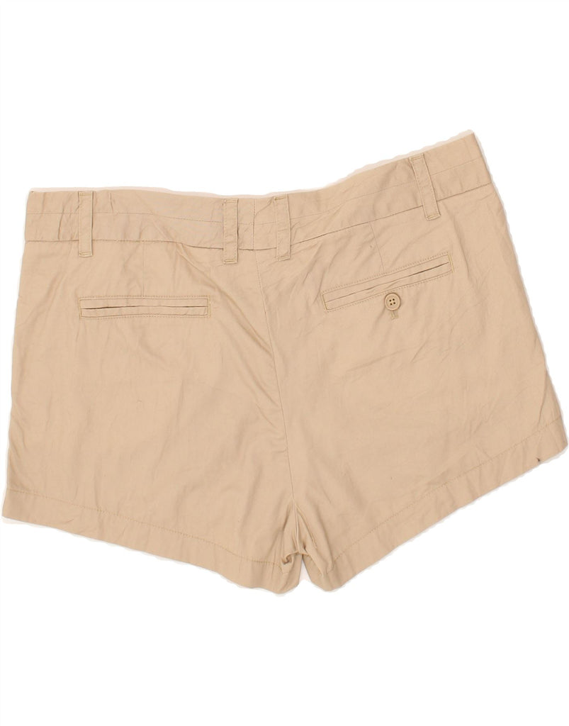 J. CREW Womens Broken In Chino Shorts US 12 Large W34 Beige Cotton | Vintage J. Crew | Thrift | Second-Hand J. Crew | Used Clothing | Messina Hembry 