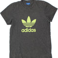 ADIDAS Mens Graphic T-Shirt Top Large Grey Cotton Vintage Adidas and Second-Hand Adidas from Messina Hembry 
