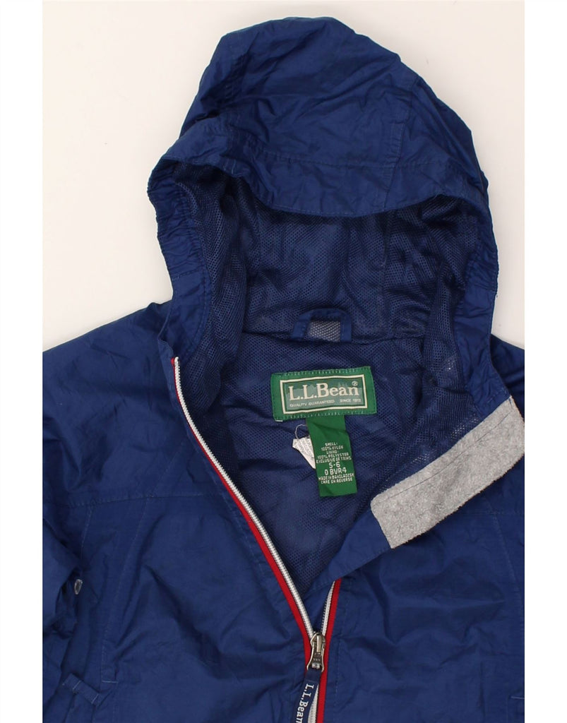 L.L.BEAN Boys Hooded Rain Jacket 5-6 Years Navy Blue Nylon | Vintage L.L.Bean | Thrift | Second-Hand L.L.Bean | Used Clothing | Messina Hembry 