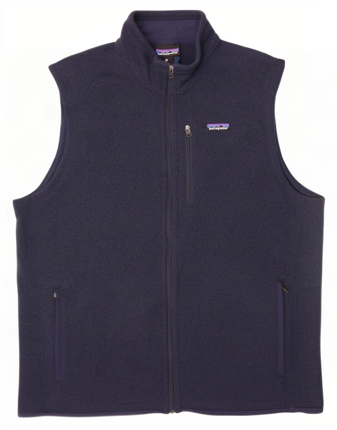 Patagonia Mens Sleeveless Tracksuit Top Jacket 2XL Navy Blue