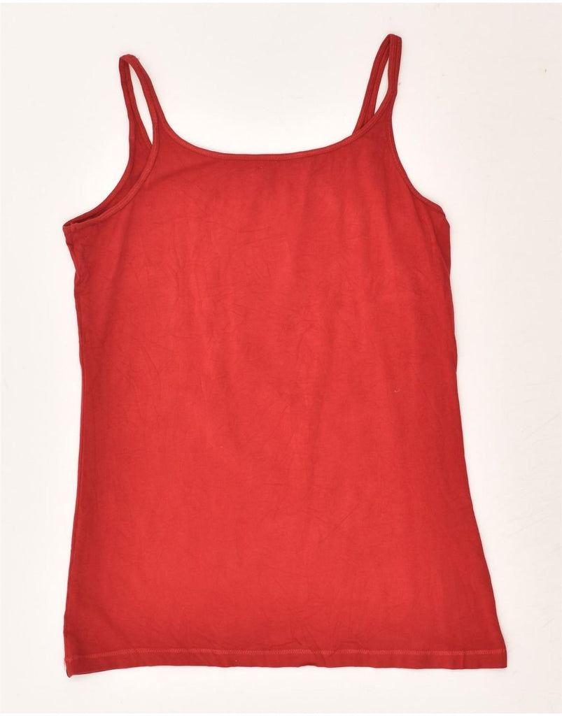 EDDIE BAUER Womens Cami Top UK 14 Large Red | Vintage Eddie Bauer | Thrift | Second-Hand Eddie Bauer | Used Clothing | Messina Hembry 