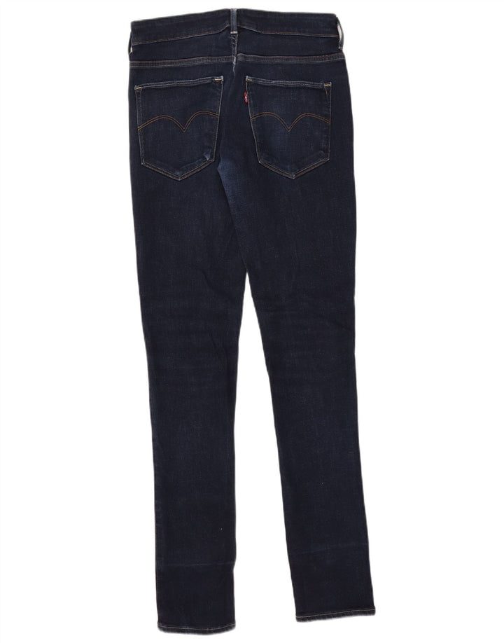 Levi's Womens Skinny Jeans W30 L32 Navy Blue Cotton