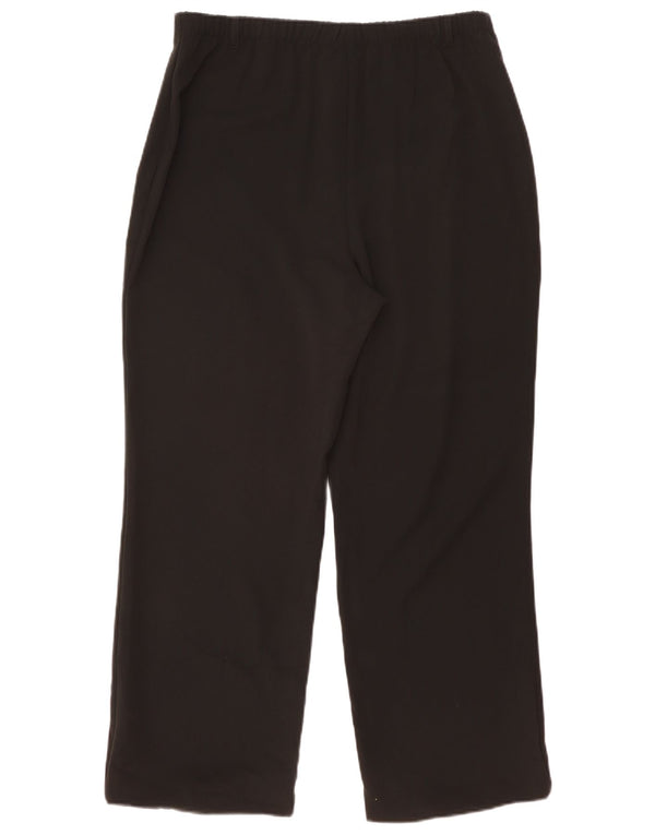 Marks & Spencer Womens Tapered Casual Trousers UK 18 XL W33 L27 Black