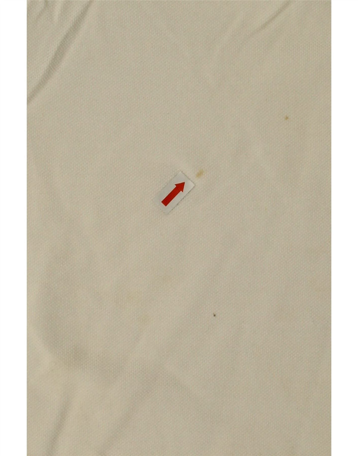 KAPPA Mens Polo Shirt Medium Off White Vintage Kappa and Second-Hand Kappa from Messina Hembry 