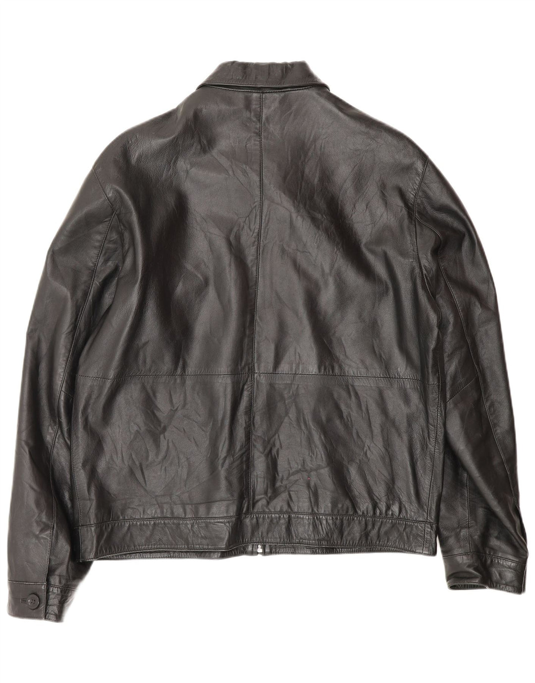 Conbipel Mens Leather Jacket IT 54 XL Black Leather
