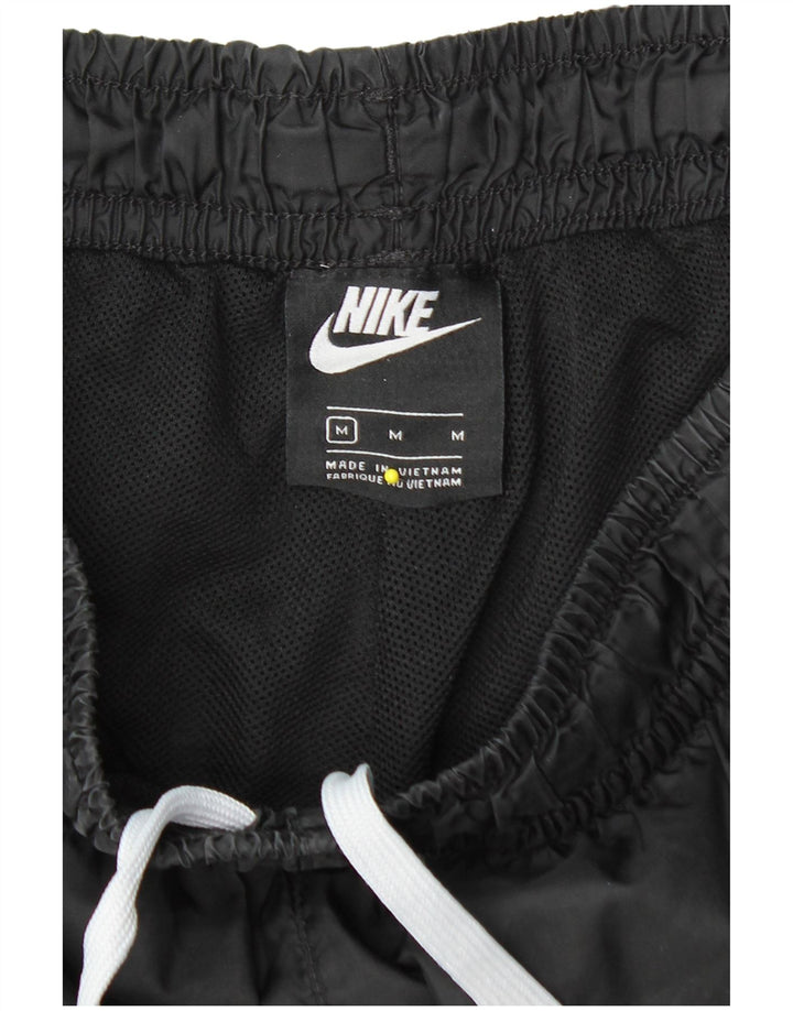Nike Womens Loose Fit Waterproof Trousers UK 14 Medium Black Nylon