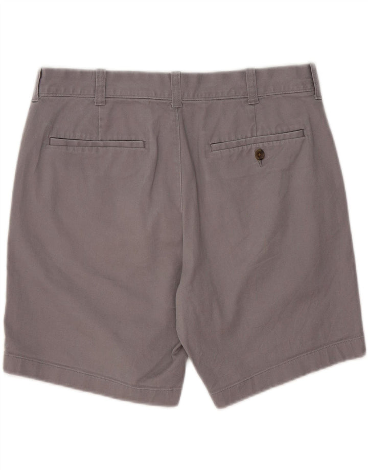 J. CREW Mens Mercantile Chino Shorts W33 Medium Grey Cotton Vintage J. Crew and Second-Hand J. Crew from Messina Hembry 