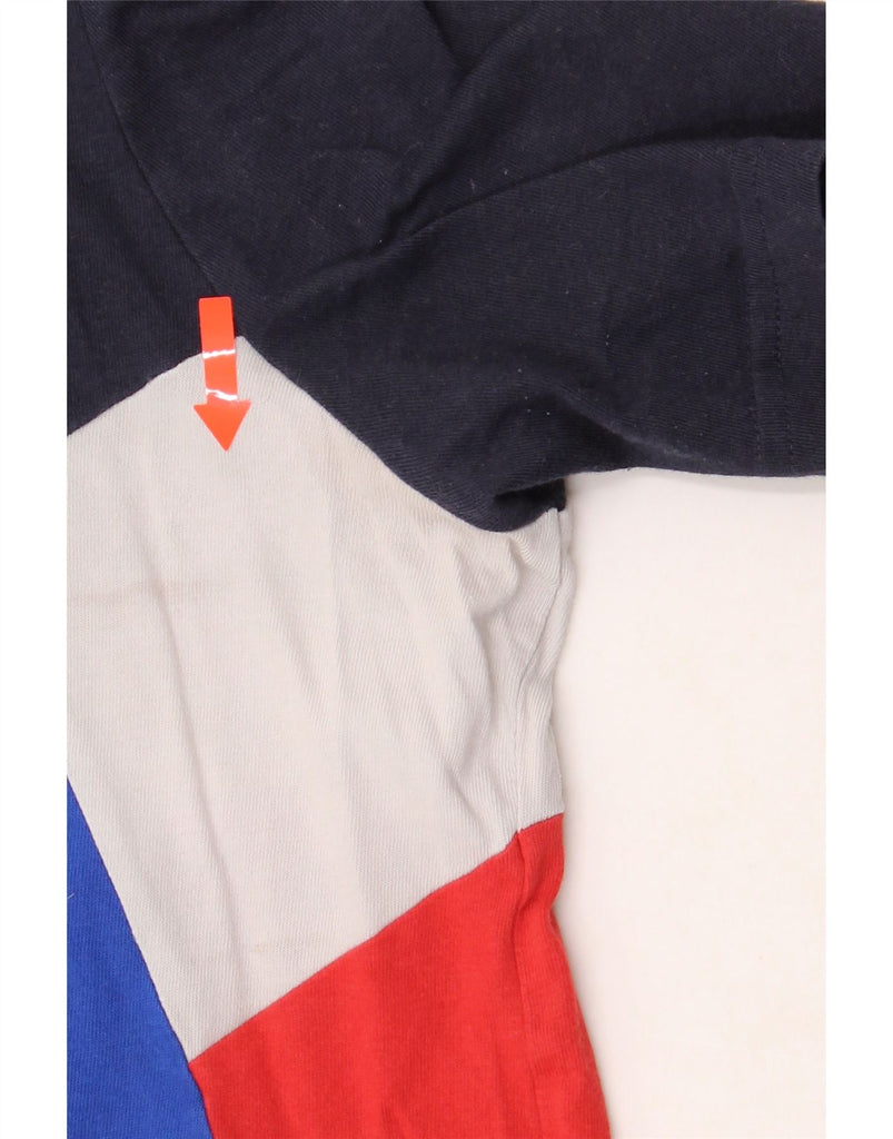 ADIDAS Boys Graphic T-Shirt Top 15-16 Years Multicoloured Colourblock Vintage Adidas and Second-Hand Adidas from Messina Hembry 