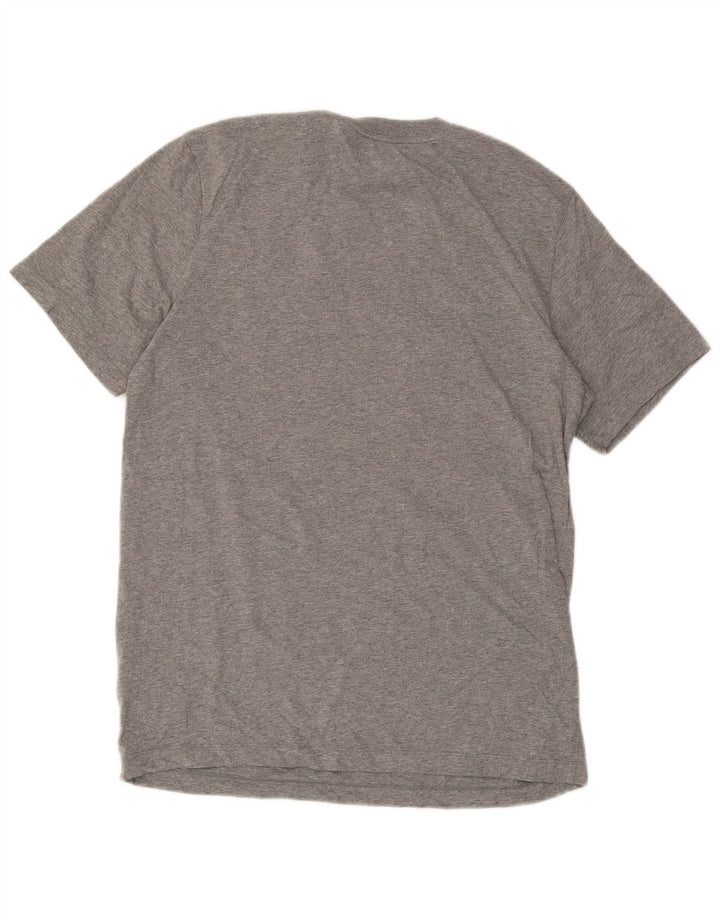 Jordan Mens Graphic T-Shirt Top Medium Grey Cotton