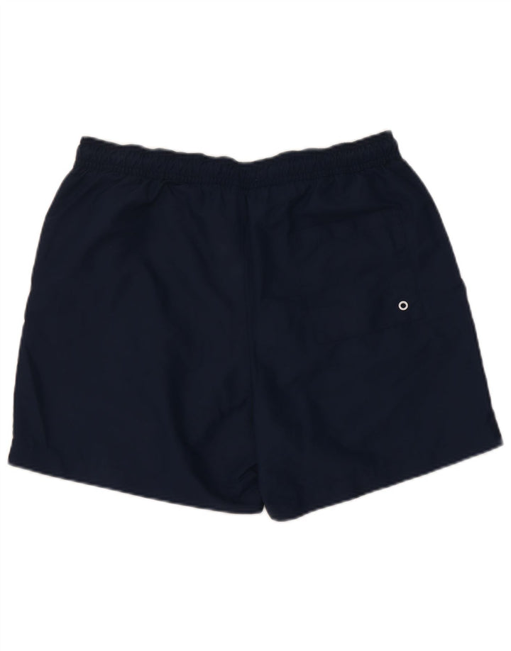 Calvin Klein Mens Graphic Swimming Shorts Medium  Navy Blue Polyester