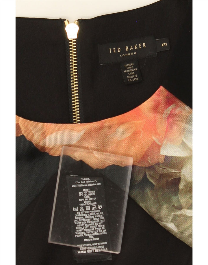 TED BAKER Womens Sheath Dress Size 3 Medium Multicoloured Floral