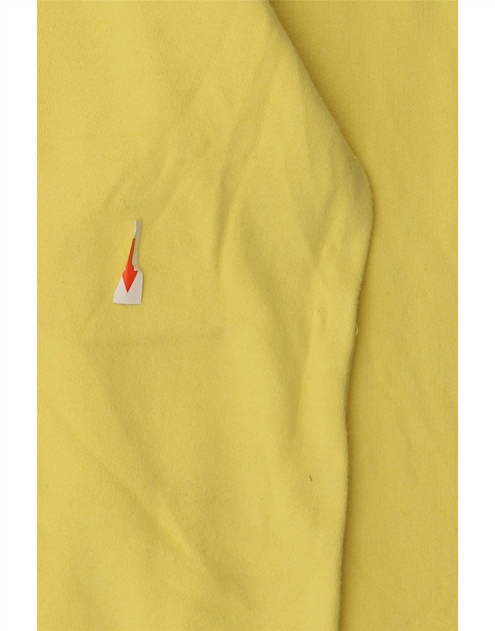 Champion Mens Sweatshirt Jumper XS Yellow Cotton
