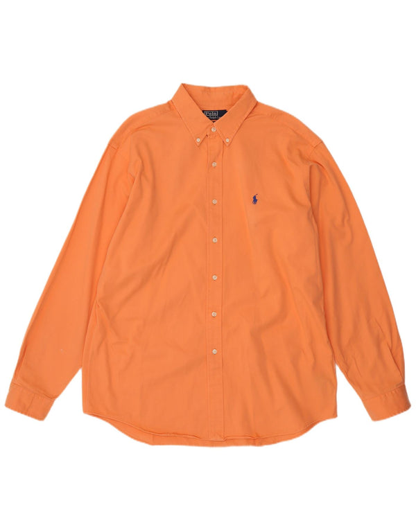 Polo Ralph Lauren Mens Ellington Shirt XL Orange Cotton