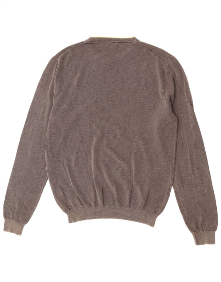 Sun68 Mens Crew Neck Jumper Sweater XL Grey Cotton