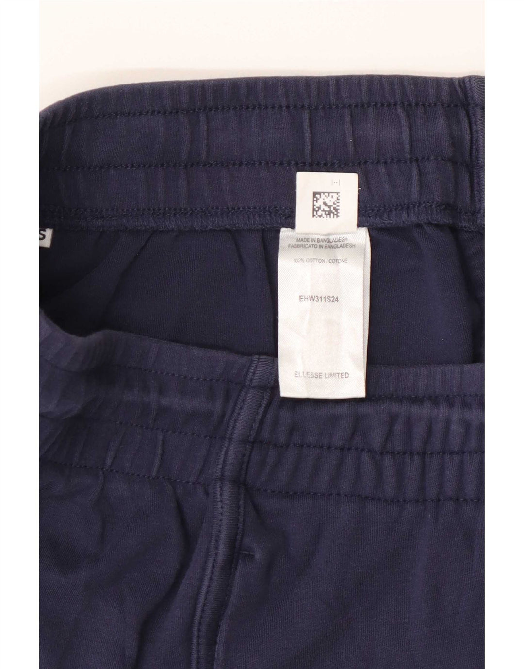 Ellesse Womens Hot Pants UK 6 XS Navy Blue Cotton