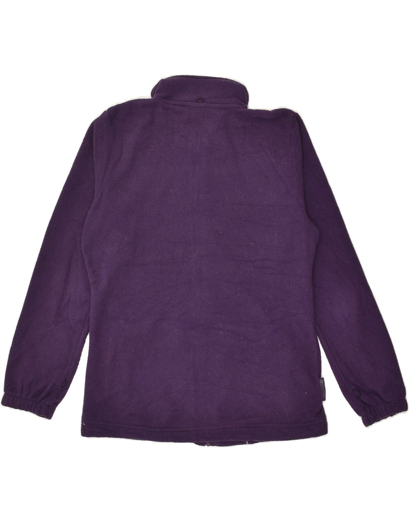 MOUNTAIN WAREHOUSE Womens Fleece Jacket UK 10 Small  Purple Polyester | Vintage Mountain Warehouse | Thrift | Second-Hand Mountain Warehouse | Used Clothing | Messina Hembry 