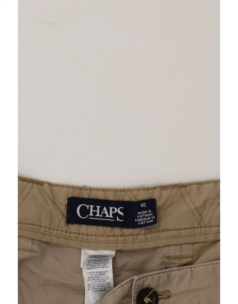 CHAPS Mens Cargo Shorts W40 XL Brown Cotton Vintage Chaps and Second-Hand Chaps from Messina Hembry 