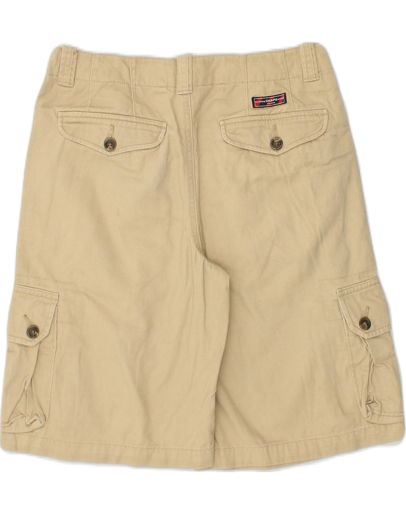 CHAPS Boys Cargo Shorts 13-14 Years W28 Beige Cotton | Vintage Chaps | Thrift | Second-Hand Chaps | Used Clothing | Messina Hembry 