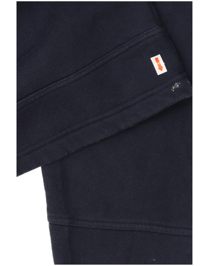 ADIDAS Mens Loose Fit Sweatshirt Jumper Medium Navy Blue Cotton