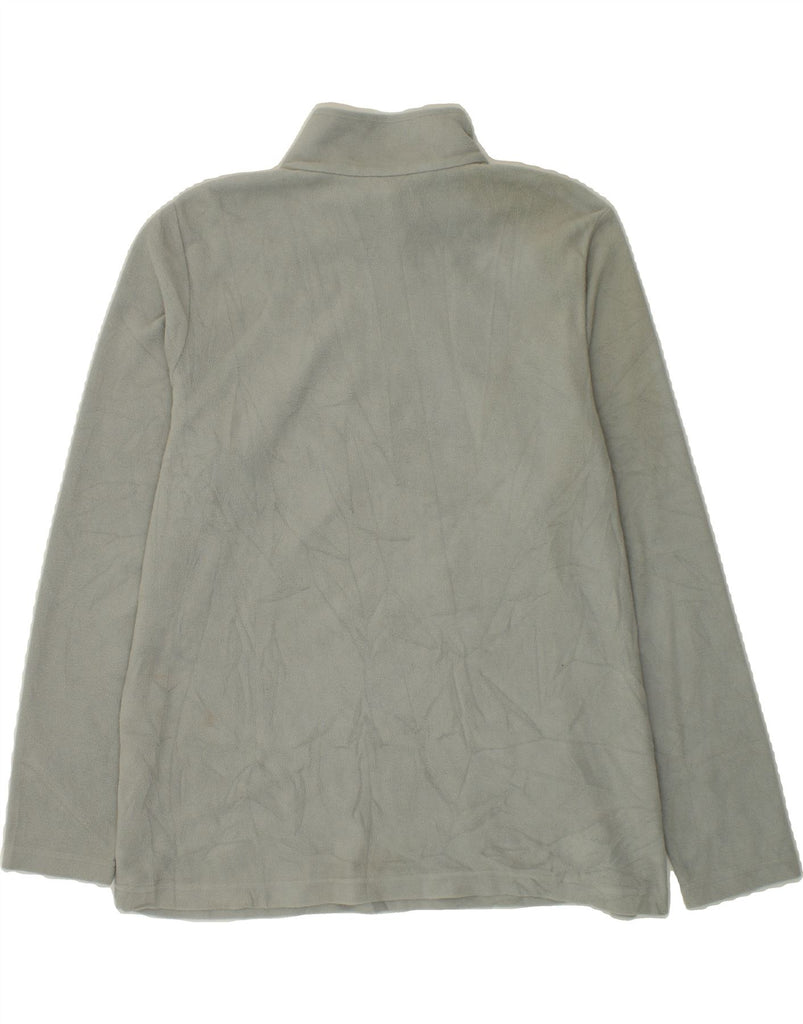REGATTA Womens Zip Neck Fleece Jumper UK 16 Large Grey Polyester Vintage Regatta and Second-Hand Regatta from Messina Hembry 