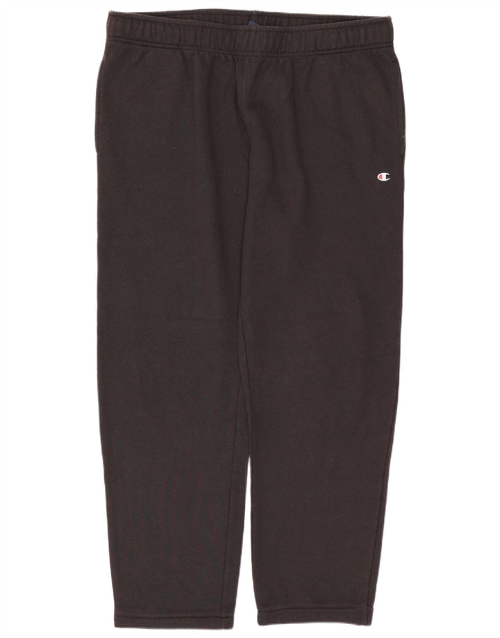 Champion Mens Tracksuit Trousers 2XL  Black Cotton