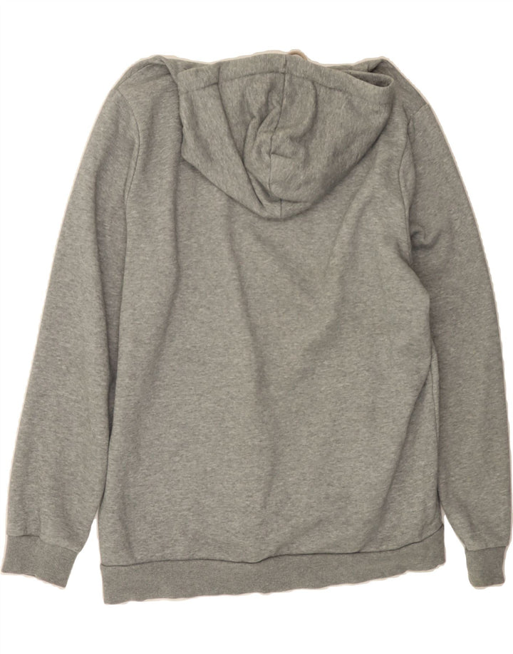 PUMA Mens Graphic Hoodie Jumper Large Grey Cotton Vintage Puma and Second-Hand Puma from Messina Hembry 
