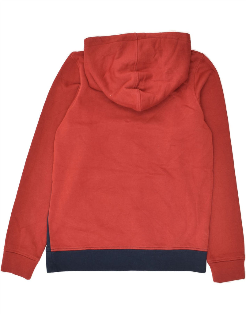 JACK & JONES Boys Graphic Hoodie Jumper 13-14 Years Red Colourblock | Vintage Jack & Jones | Thrift | Second-Hand Jack & Jones | Used Clothing | Messina Hembry 