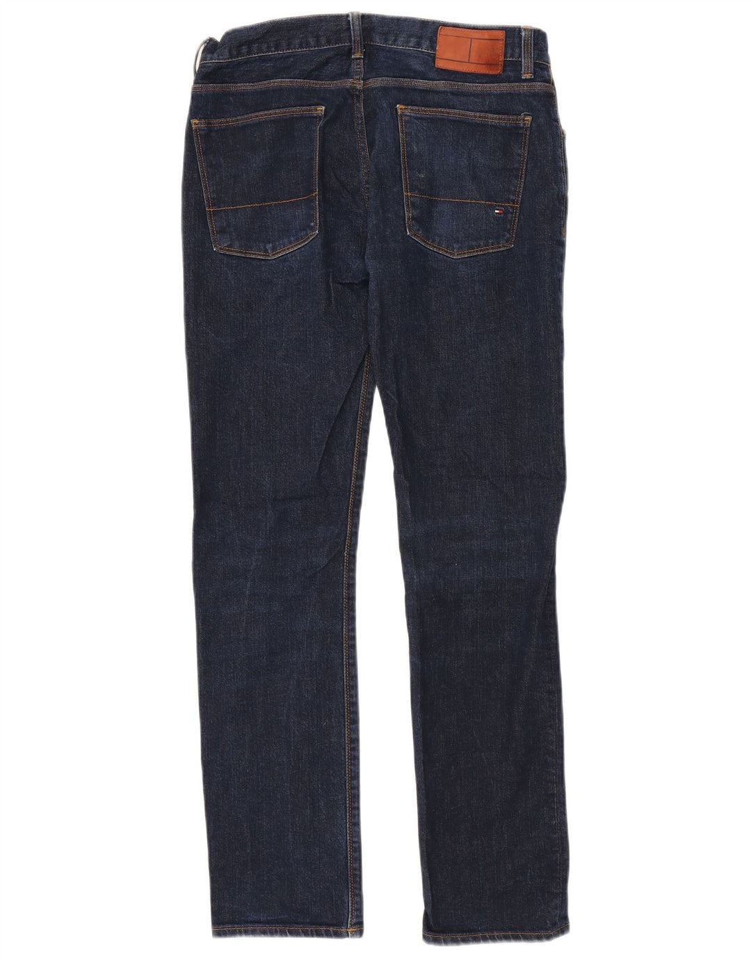Tommy Hilfiger Mens Slim Jeans W32 L32 Navy Blue Cotton