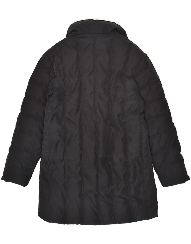 ELLESSE Womens Padded Coat UK 14 Large Black Polyester | Vintage Ellesse | Thrift | Second-Hand Ellesse | Used Clothing | Messina Hembry 