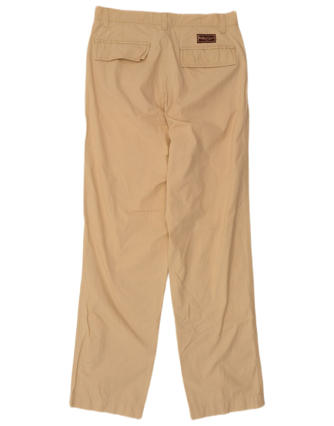 MARLBORO CLASSICS Mens Straight Casual Trousers EU 48 Medium W32 L32 Beige