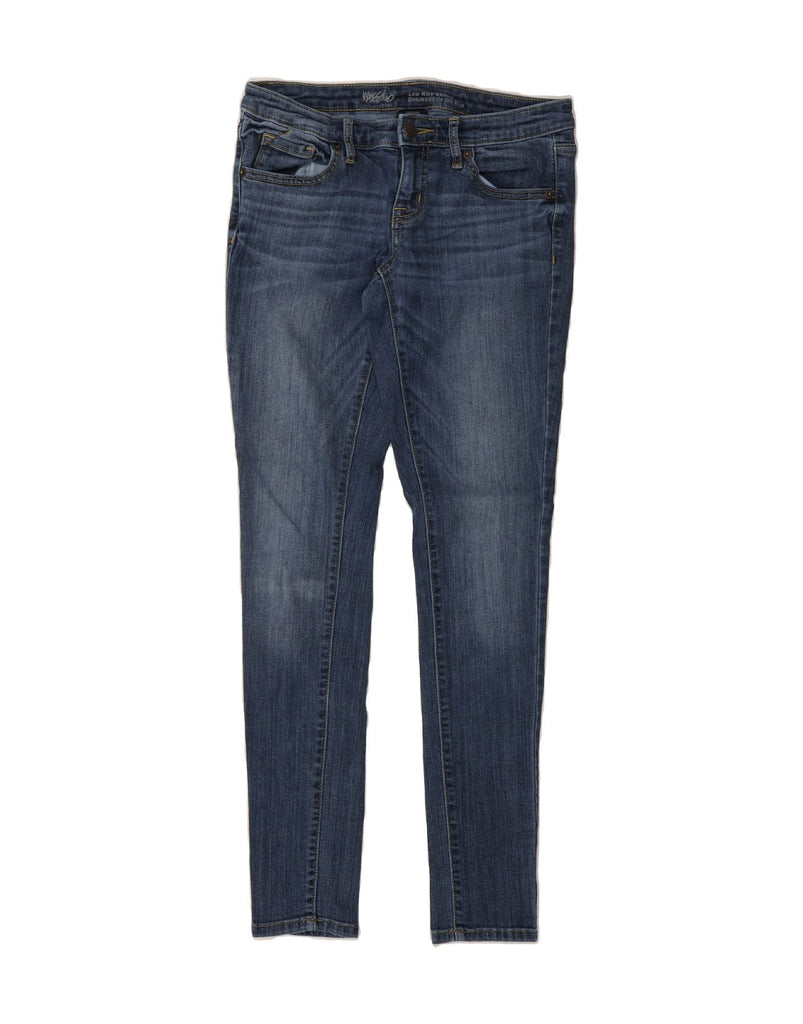 MOSSIMO Womens Low Waist Skinny Jeans US 6 Medium W28 L28 Blue Cotton Vintage Mossimo and Second-Hand Mossimo from Messina Hembry 