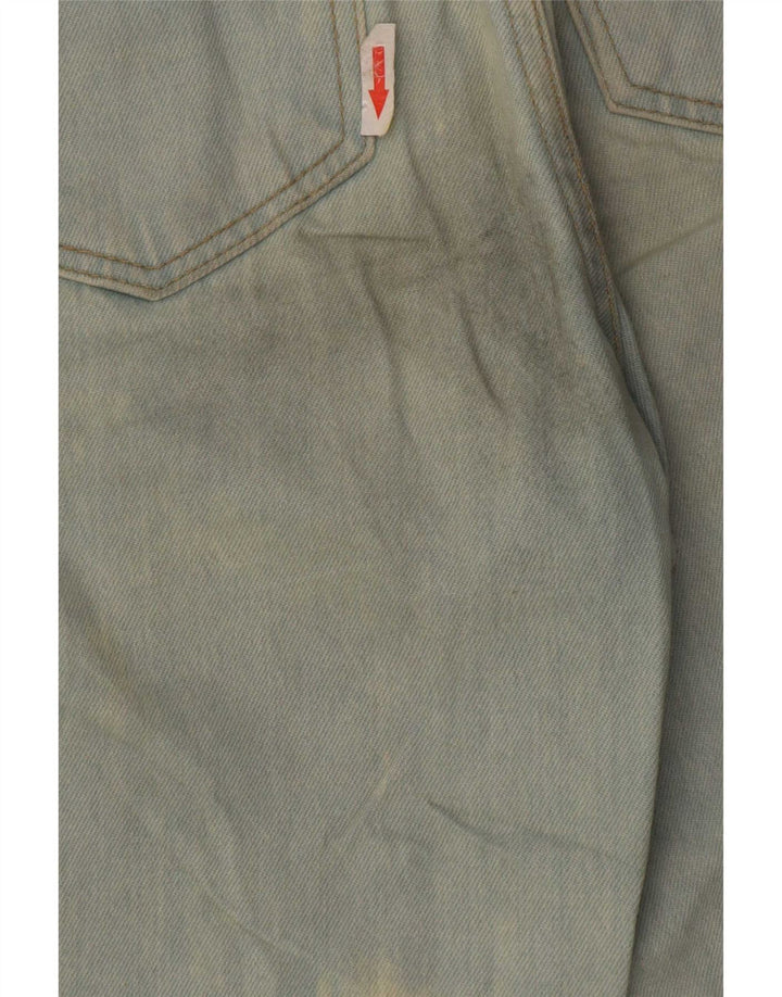 Zara Mens Cargo Loose Jeans W28 L27 Blue