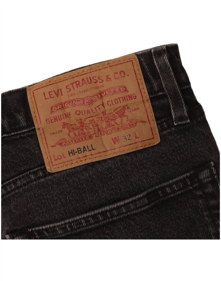 Levi's Mens Hi-Ball Straight Jeans W32 L26 Black
