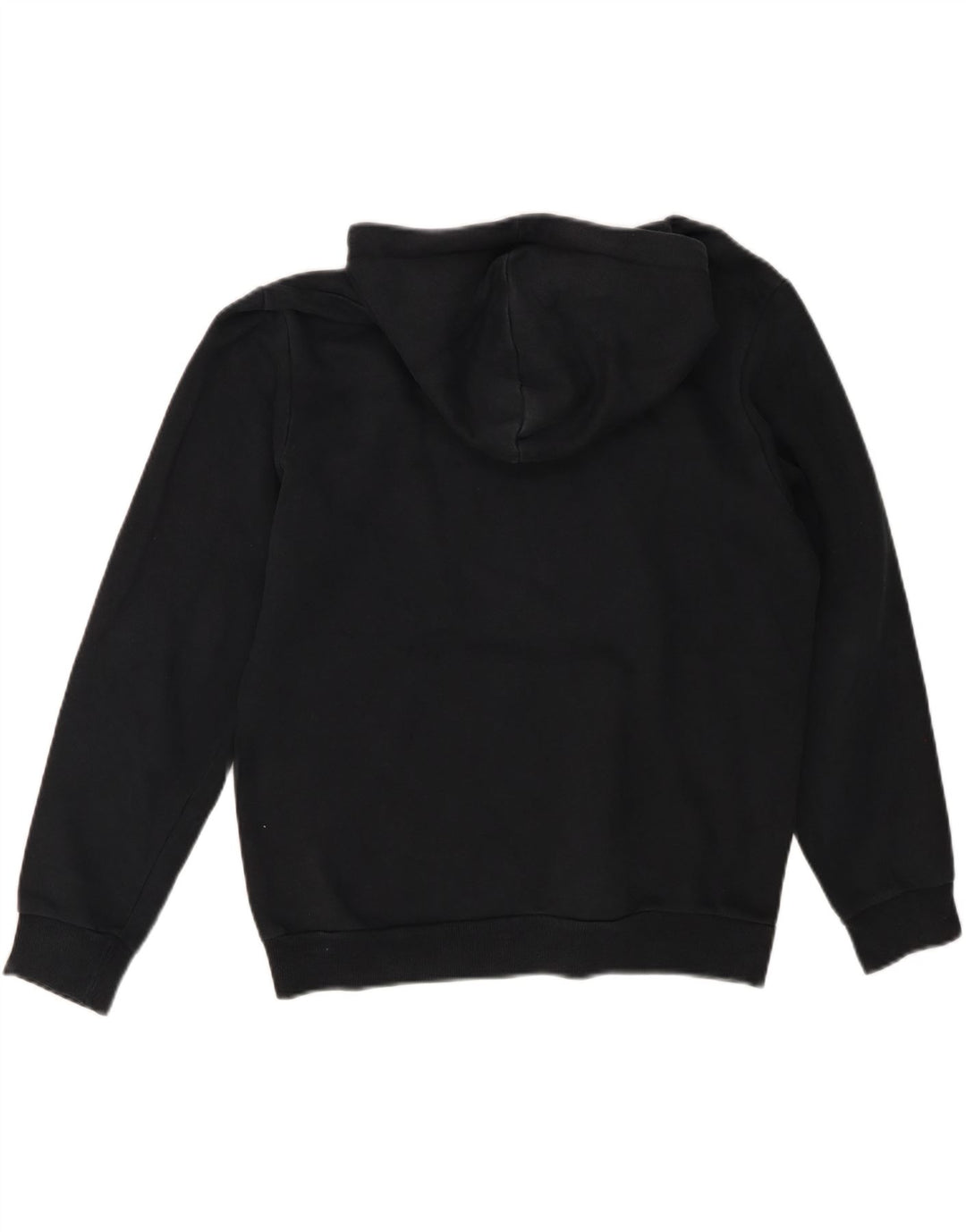 PUMA Mens Graphic Hoodie Jumper Small Black Cotton