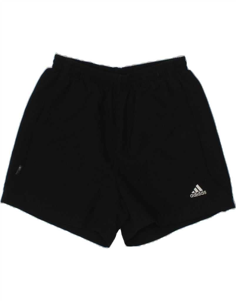 ADIDAS Boys Sport Shorts 9-10 Years Black Polyester | Vintage Adidas | Thrift | Second-Hand Adidas | Used Clothing | Messina Hembry 