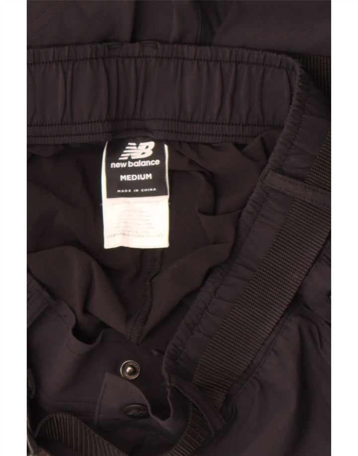 New Balance Mens Straight Trousers Medium W30 L30 Black Nylon