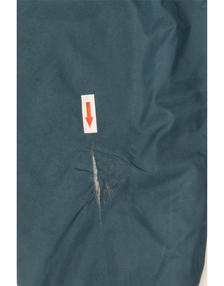 Vans Mens Hooded Windbreaker Jacket UK 36 Small Blue Colourblock Nylon