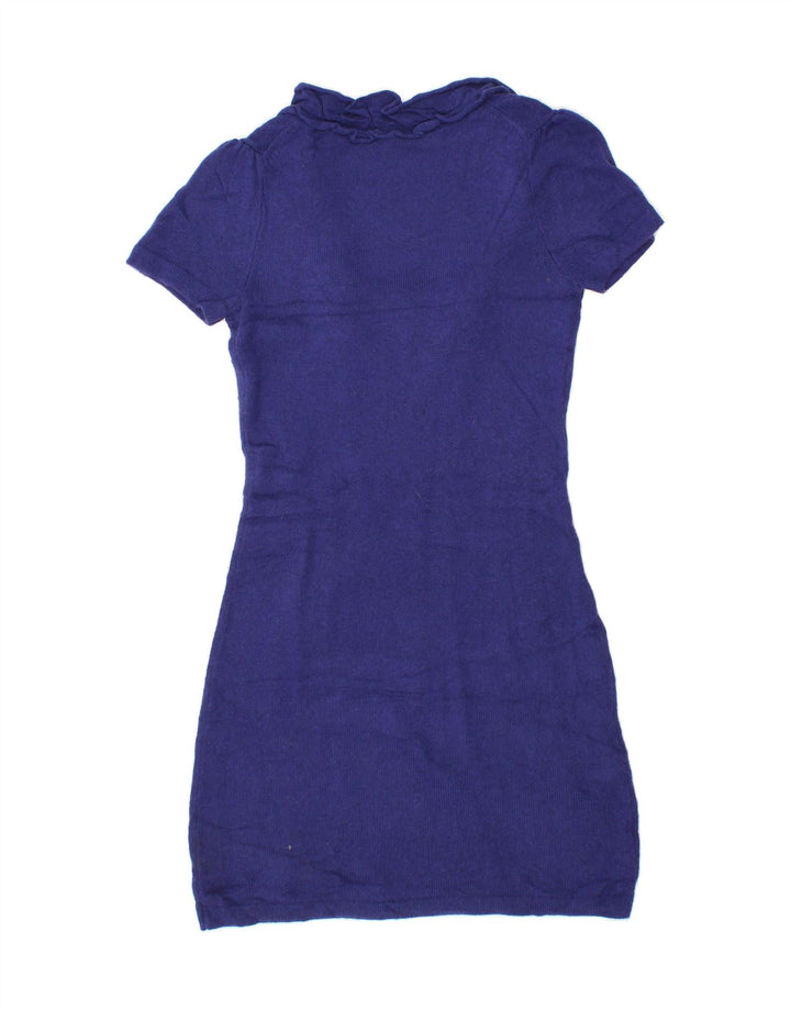 J. CREW Womens Sheath Dress UK 10 Small Blue Viscose Vintage J. Crew and Second-Hand J. Crew from Messina Hembry 