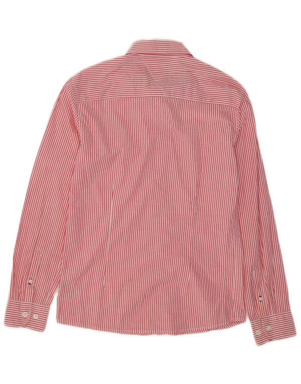Tommy Hilfiger Boys Shirt 13-14 Years Red Pinstripe Cotton