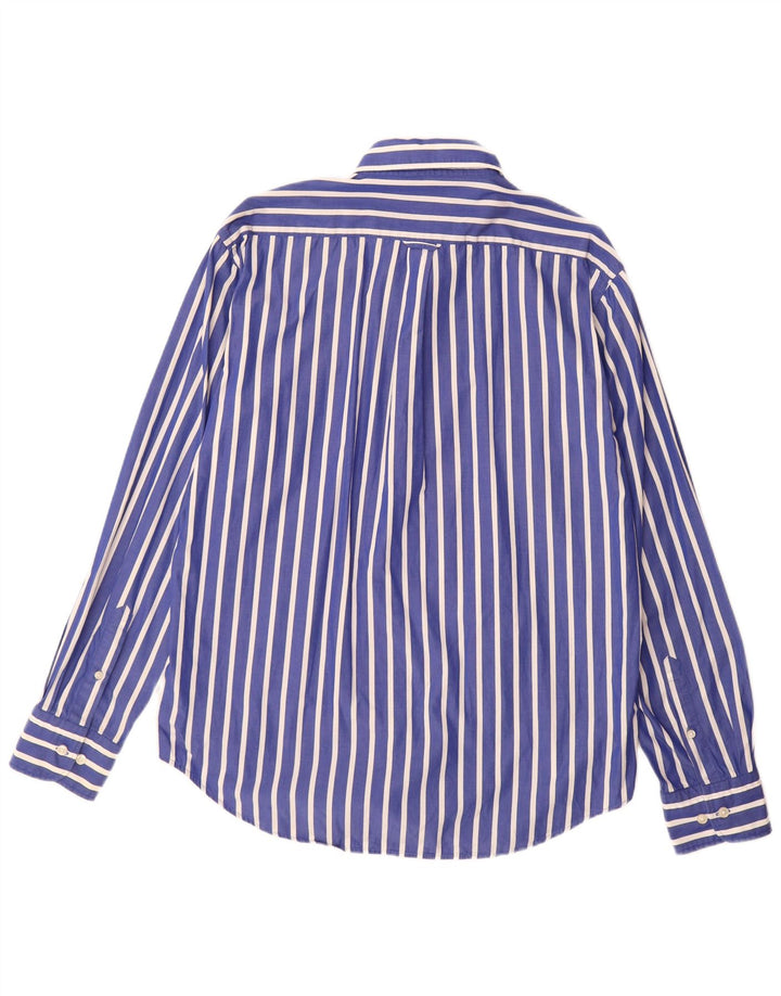 GANT Mens E-Z Fit Shirt Large Blue Striped Cotton