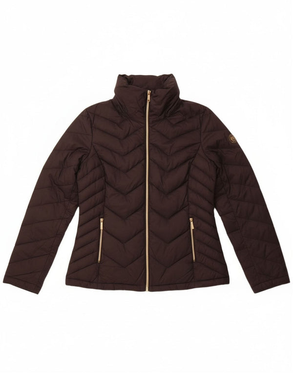 Michael Kors Womens Padded Jacket UK 14 Medium Black Nylon