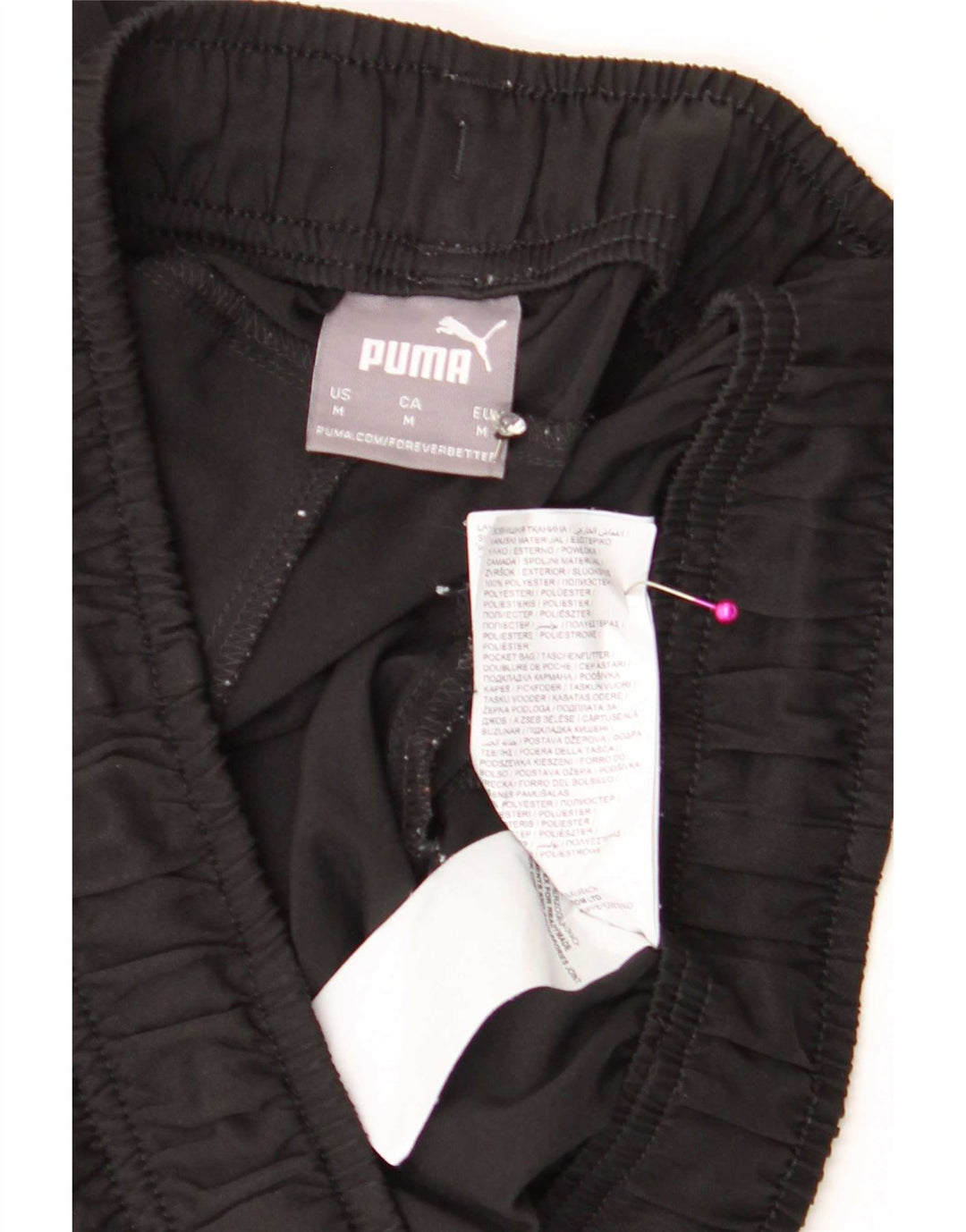 Puma Mens Sport Shorts Medium Black Polyester